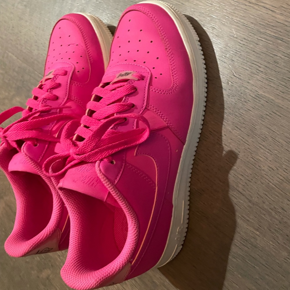 Pink Nike Air Force One Sneakers - 8.5